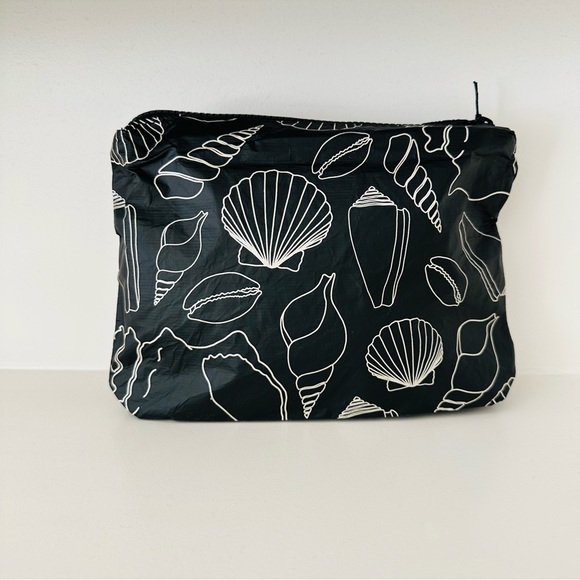 Aloha Collection Small Pouch Seashore Moon Shimmer Shells Beach Gold Travel NEW - Picture 6 of 6